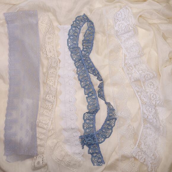 Tea Dyed Blue Junk Journal Bundle, Craft Supply Pack, Paper Crafting Kit - Picture 7 of 9